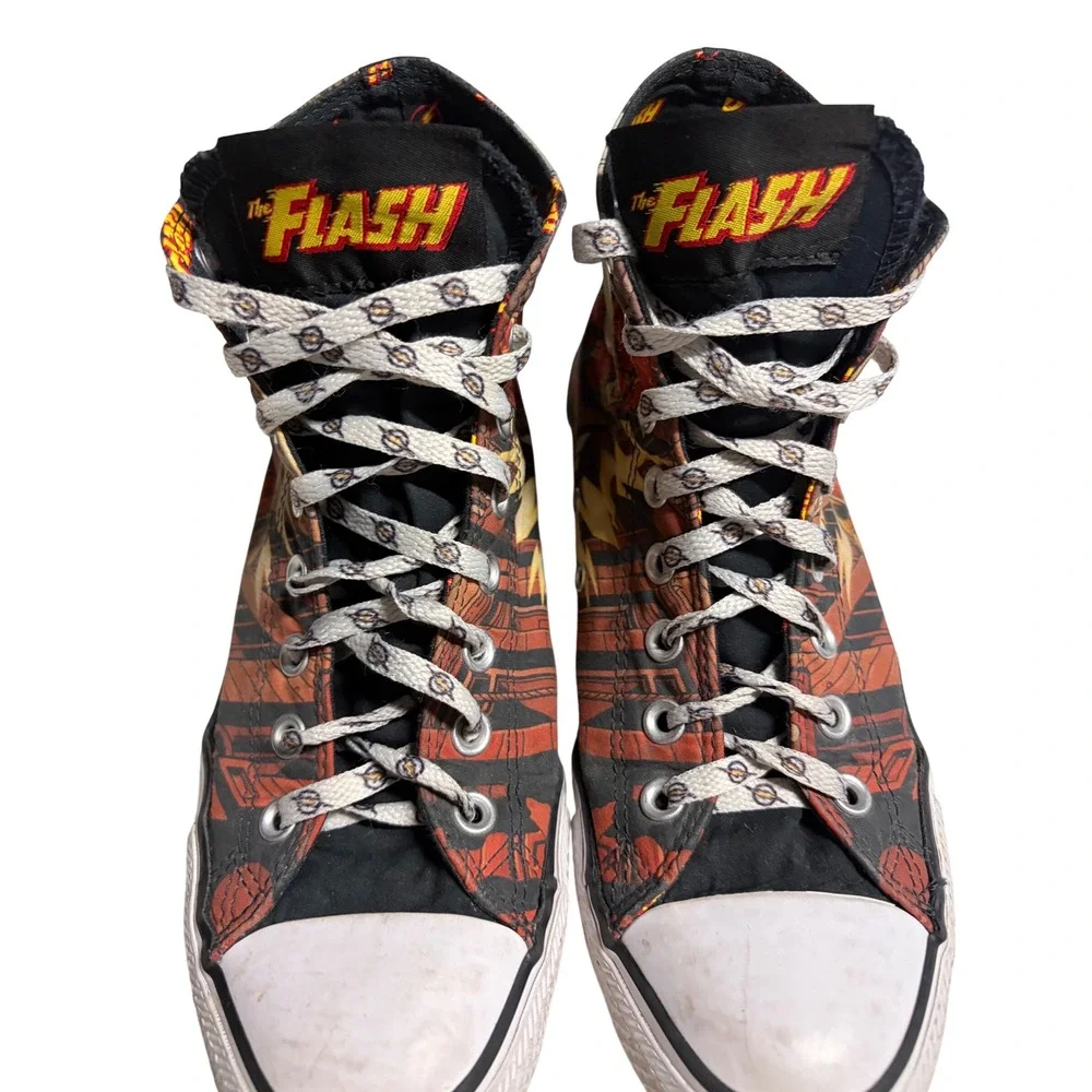 Converse Chuck Taylor All Star DC Comics The Flash High Top Sneakers Men 8 WN 10 - Picture 3 of 11